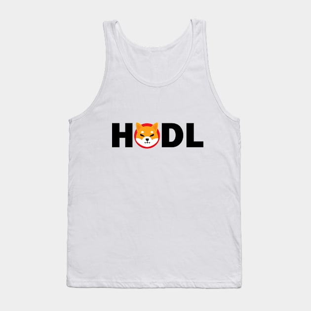 Shiba HODL Tank Top by CanossaGraphics